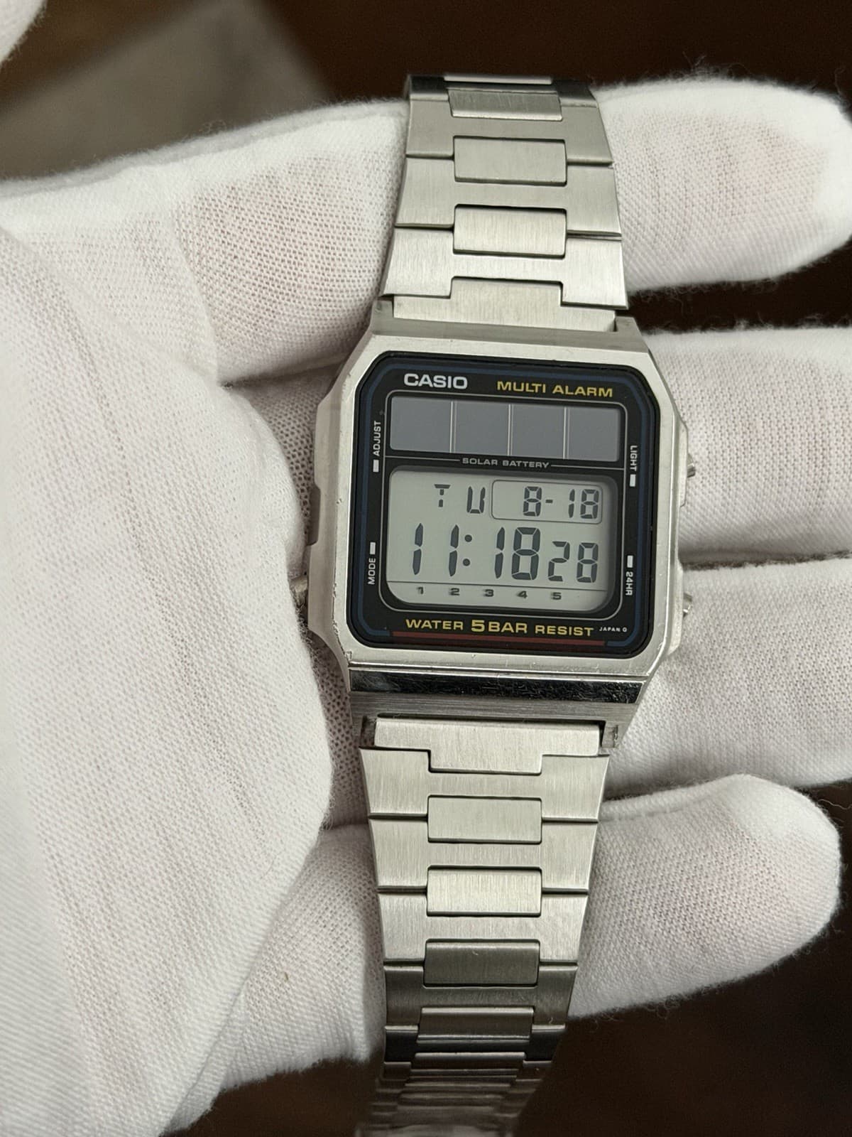 Casio WL-50 Men’s Vintage Solar Digital Sports Watch JDM 1980s Module 617