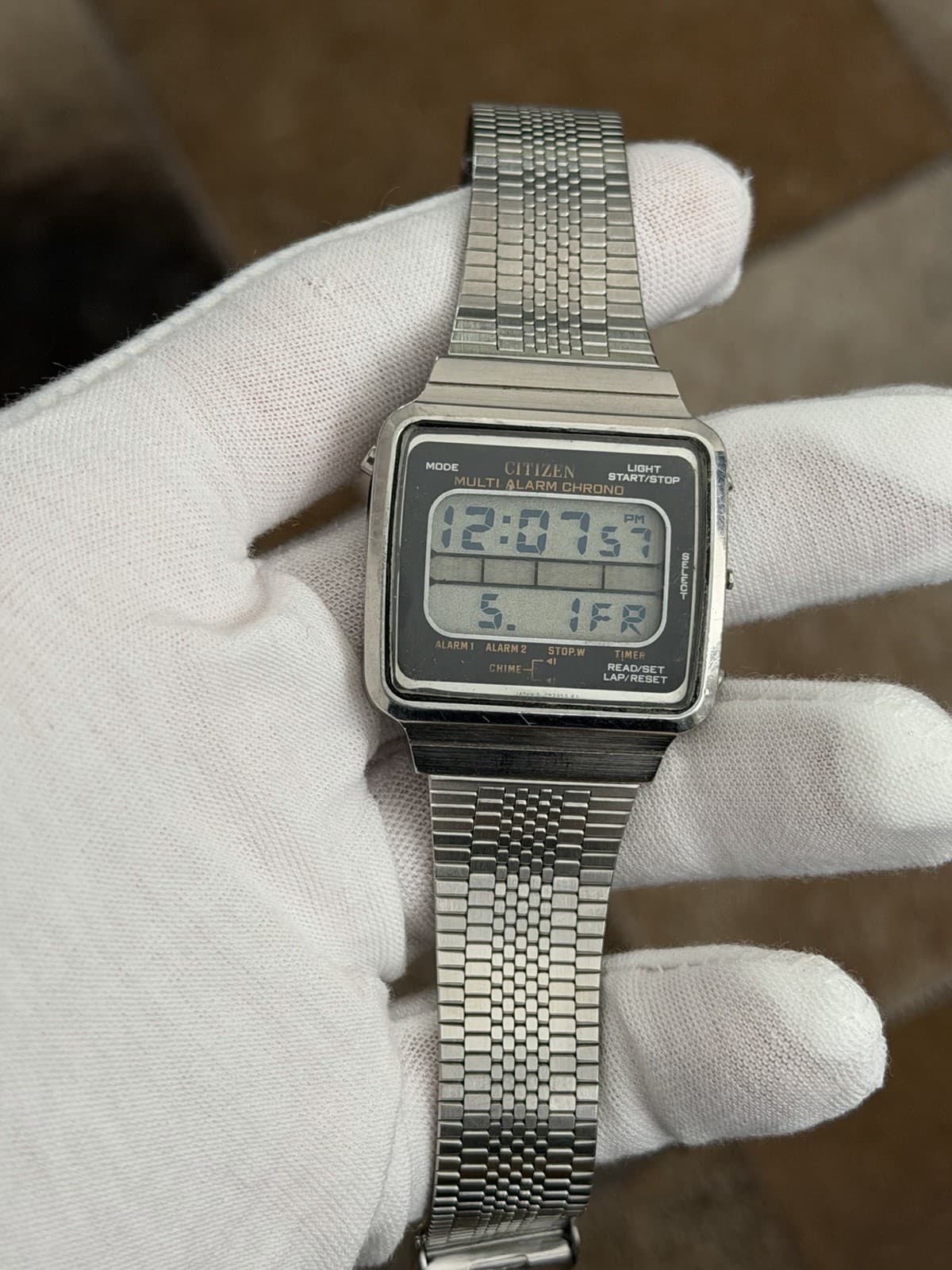 Rare Vintage Citizen Multi Alarm Chrono 41-1132 Digital Sports Watch JDM 1970s - Image 1