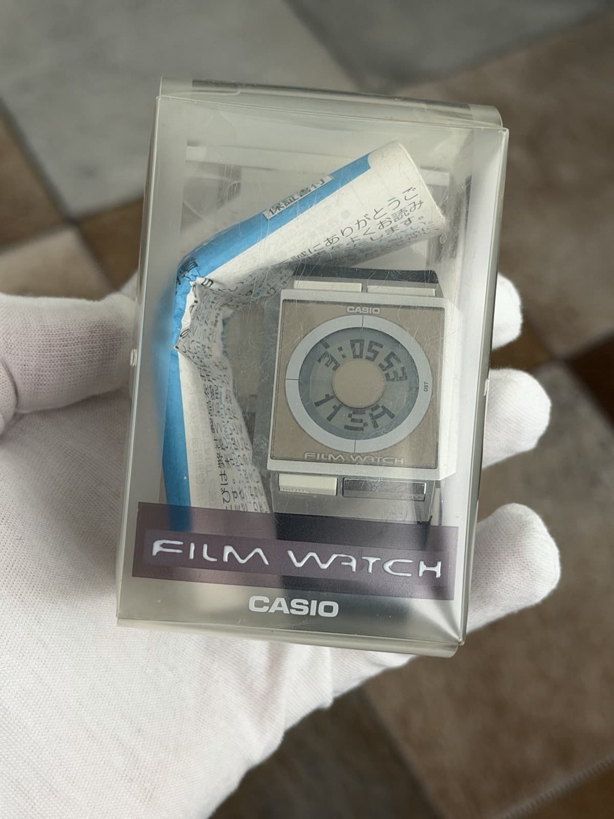 NOS Rare Vintage Casio FS-02 Men’s Digital Film Watch JDM 1990s Module 2128