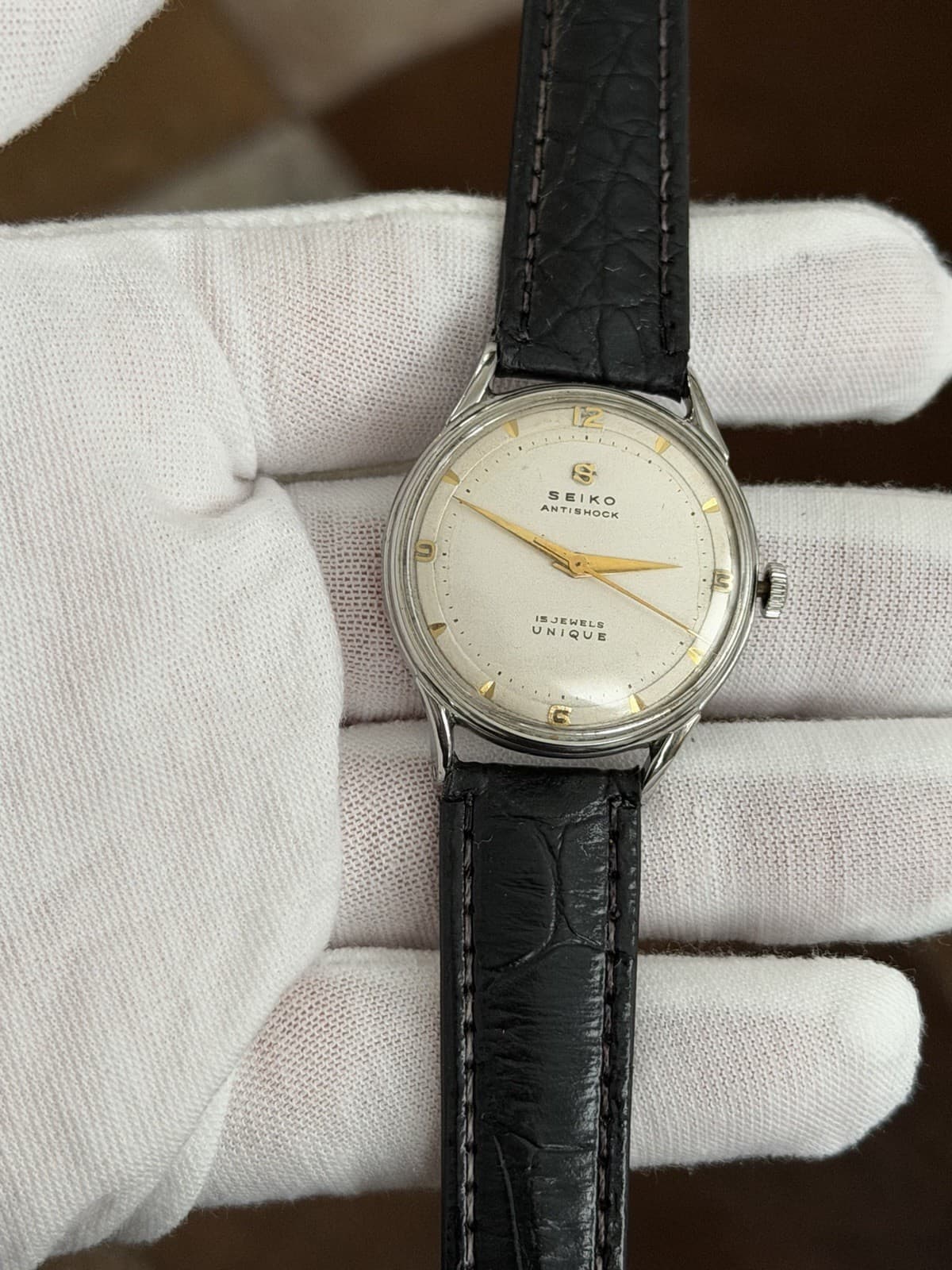 Rare Vintage Seiko Unique 13031 Men’s 15J Manual Classic Dress Watch JDM 1950s