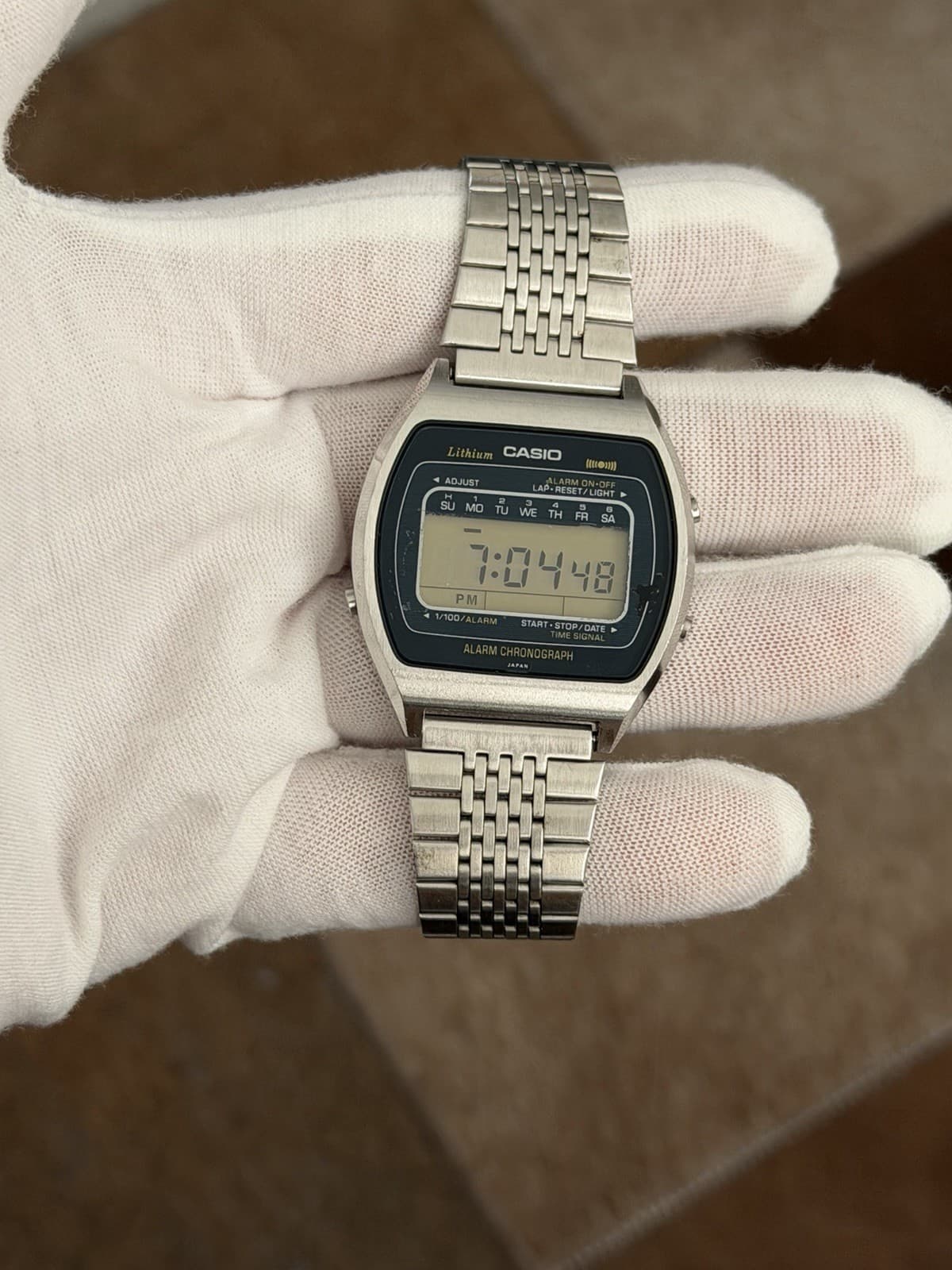 Rare Vintage Casio 81QS-35 Alarm Chronograph Men’s Digital Sports Watch JDM 70s - Image 1