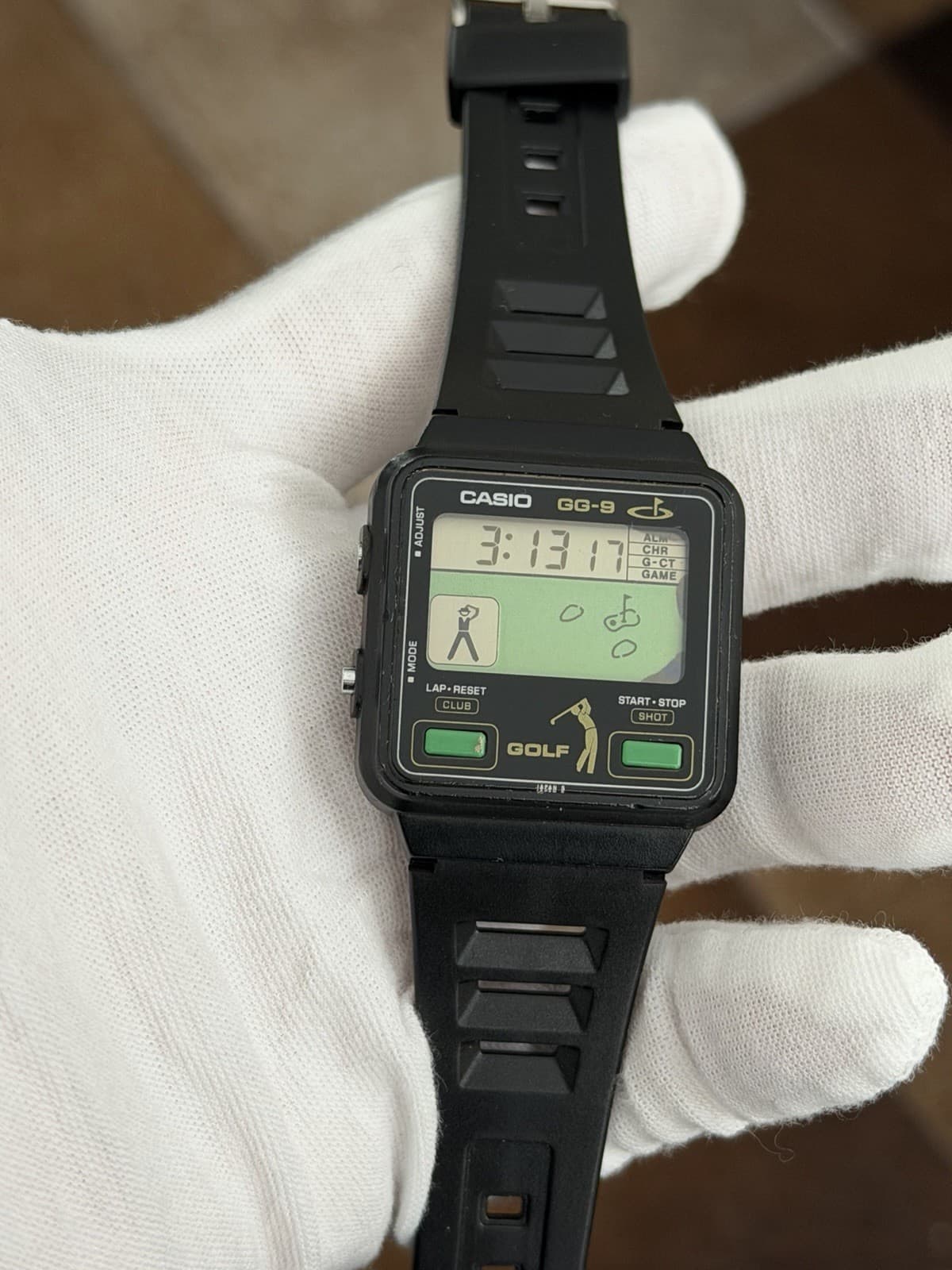 Rare Vintage Casio GG-9 Golf Game Digital Watch Module 227 JDM 1980s - Image 1