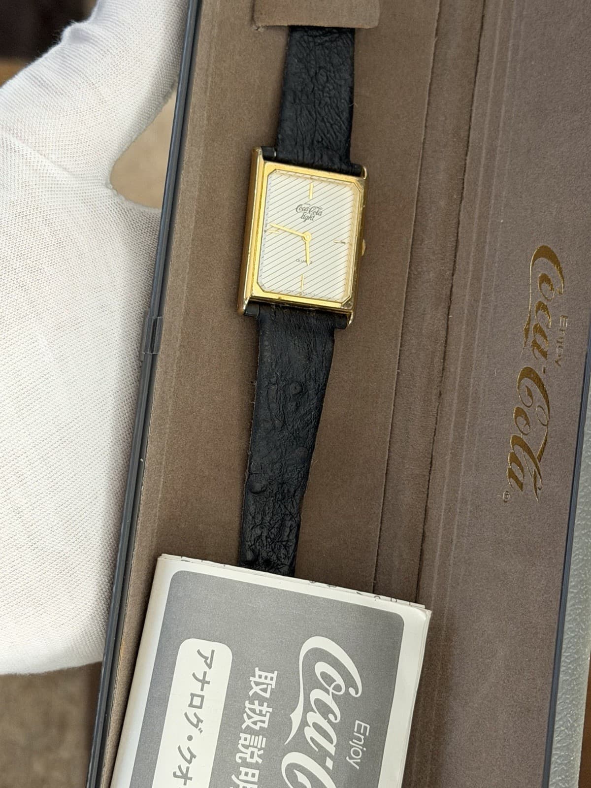 NOS Rare Vintage Citizen Vega x Coca-Cola Light Men’s Quartz Dress Watch JDM 80s - Image 1