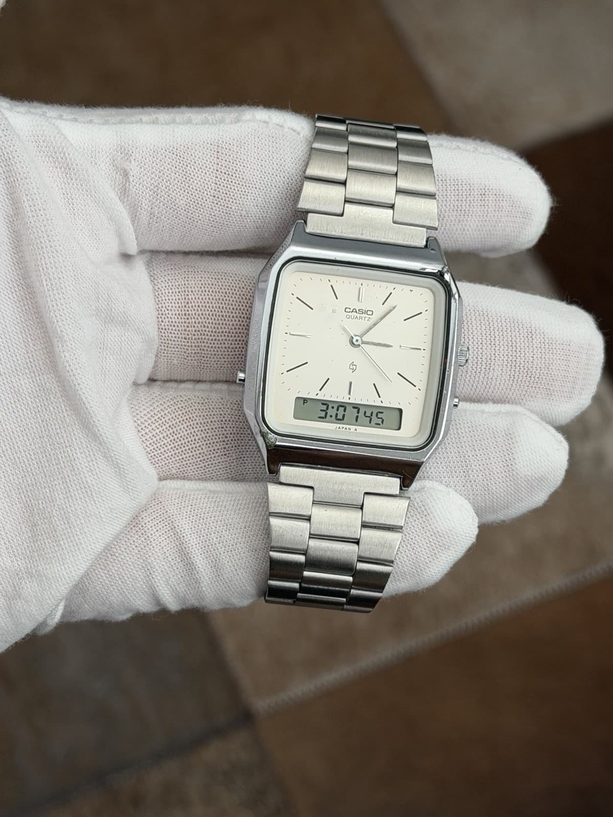 Casio Quartz AQ-321 Men’s Vintage Ana-Digi Sports Watch JDM 1980s Module 309