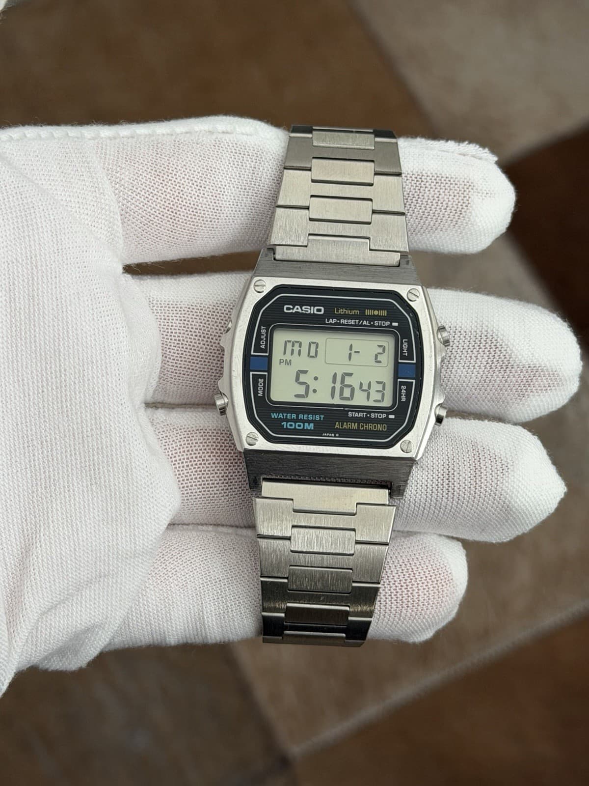 Rare Vintage Casio W-760 Men’s Digital Alarm Chronograph Sports Watch JDM 1980s - Image 1