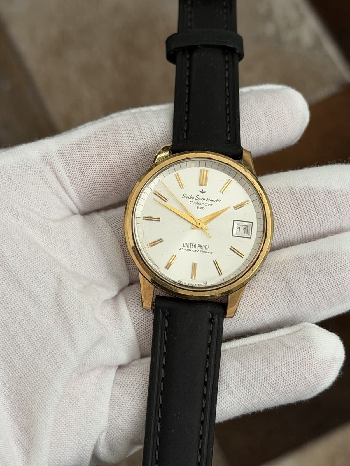 Rare Vintage Seiko Sportsmatic Calendar 820 7625-8961 Men’s Dress Watch JDM 60s