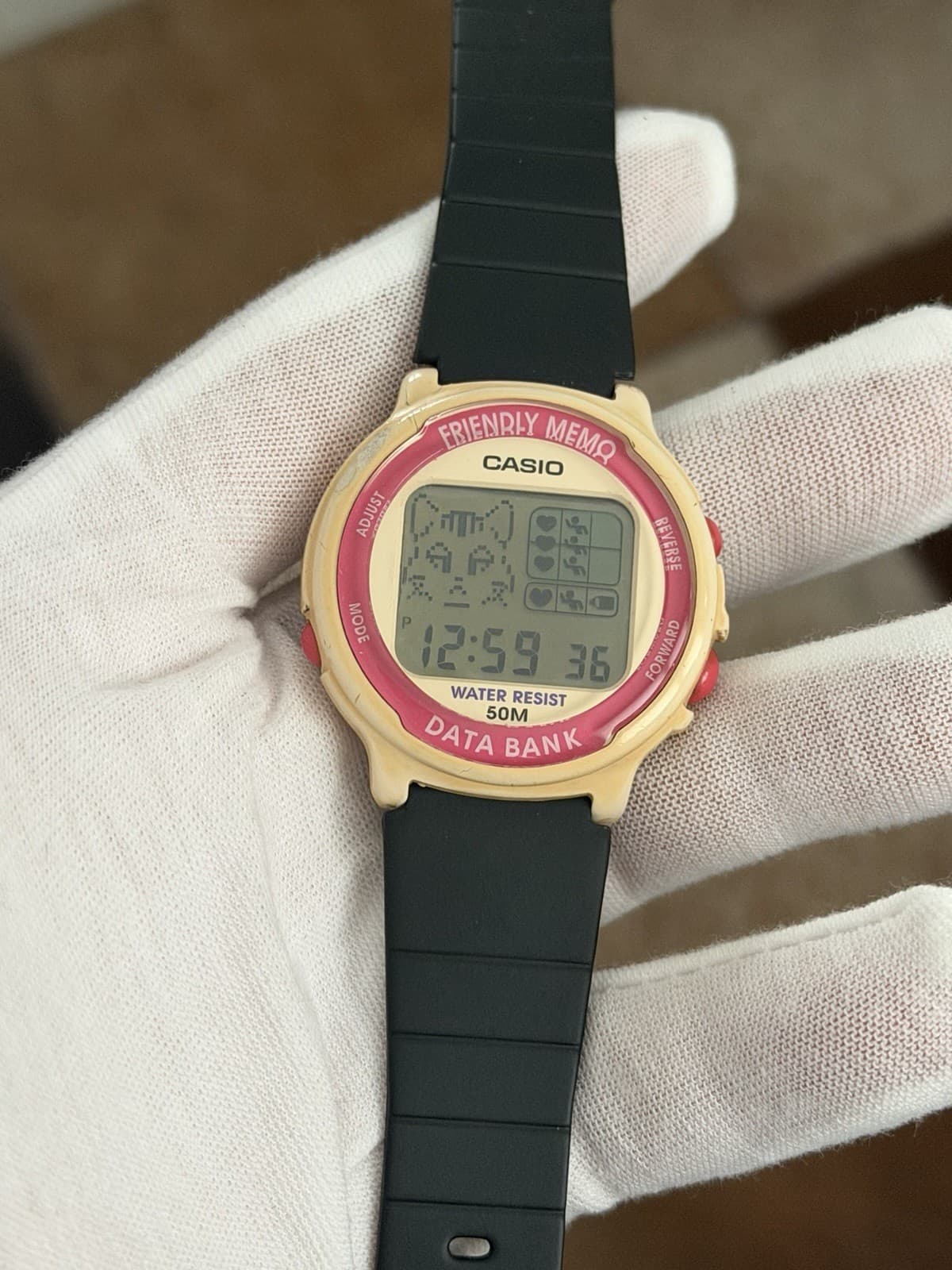 Rare Vintage Casio Friendly Memo Data Bank DBJ-24 Digital Sports Watch JDM 1980s - Image 1