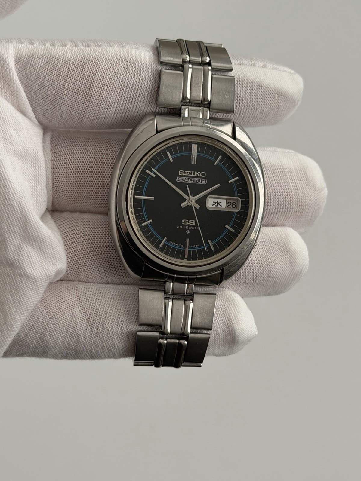 Seiko 5 Actus 6106-7470 Men’s Vintage 23J Automatic Dress Sports Watch JDM 1970s