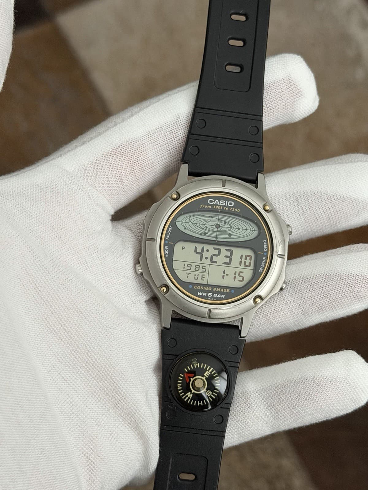 Rare Vintage Casio Cosmo Phase CGW-90 Men’s Digital Astronomy Sports Watch JDM