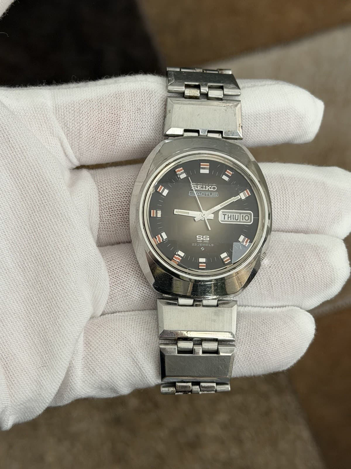 Rare Vintage Seiko 5 Actus 6106-7590 Men’s Automatic Dress Sports Watch JDM 70s