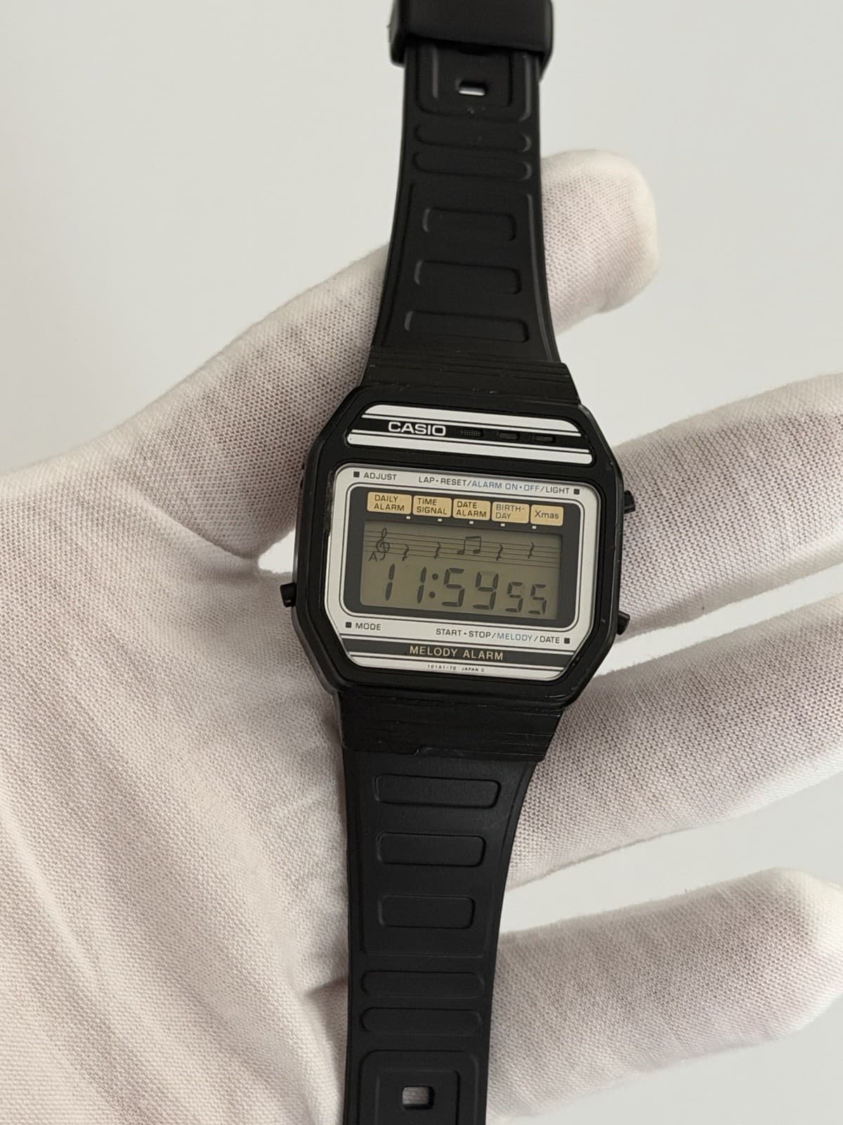 Casio Melody Alarm 82M22 Men’s Vintage Digital Sports Watch Module 82 JDM 1980s