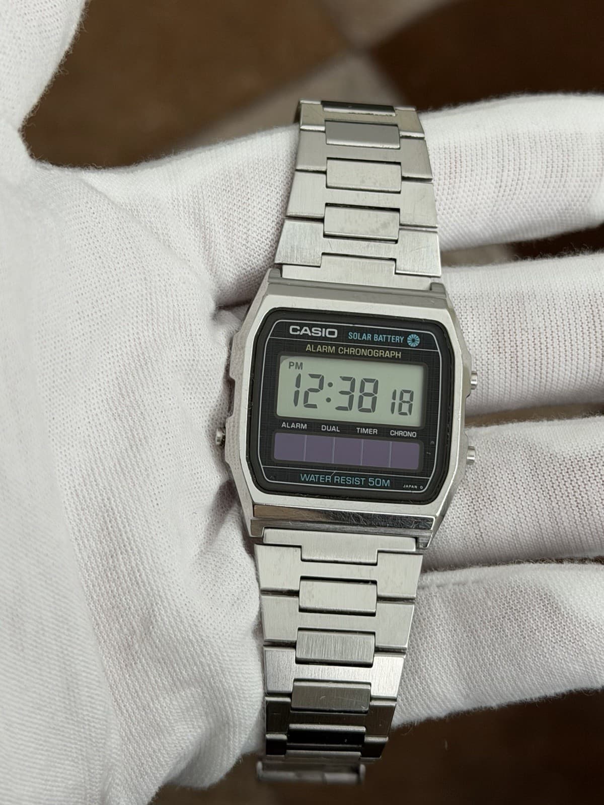 Rare Vintage Casio WS-80 Men’s Solar Digital Sports Watch JDM 1980s Module 189 - Image 1