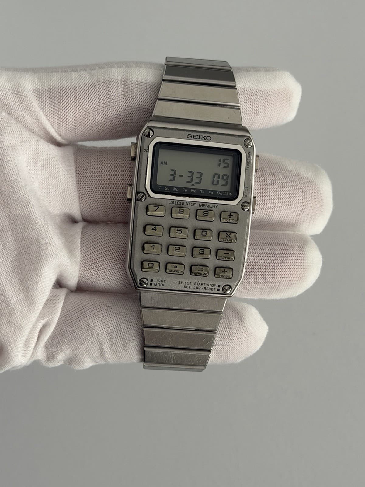Seiko C515-5000 Men’s Vintage Calculator Digital Sports Watch JDM 1980s