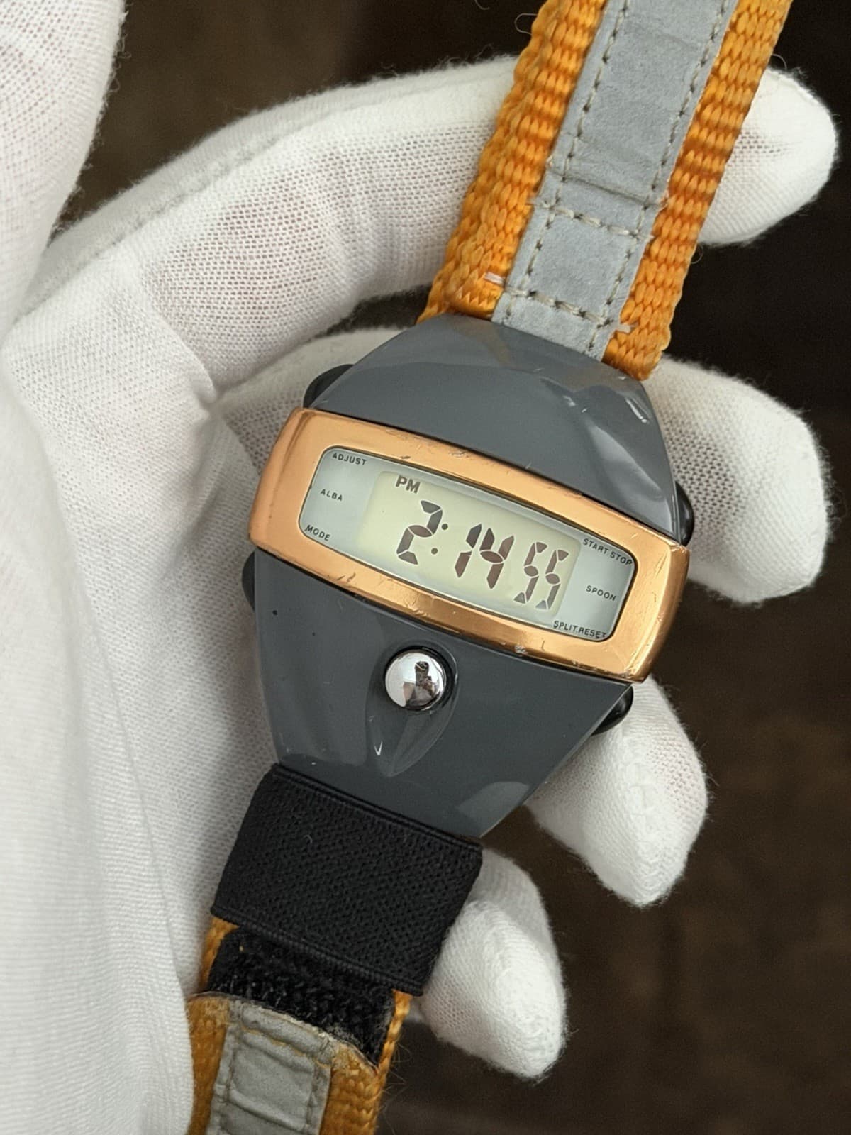 Rare Vintage Seiko Alba Spoon W626-4000 Men’s Digital Sports Watch JDM 1990s - Image 1