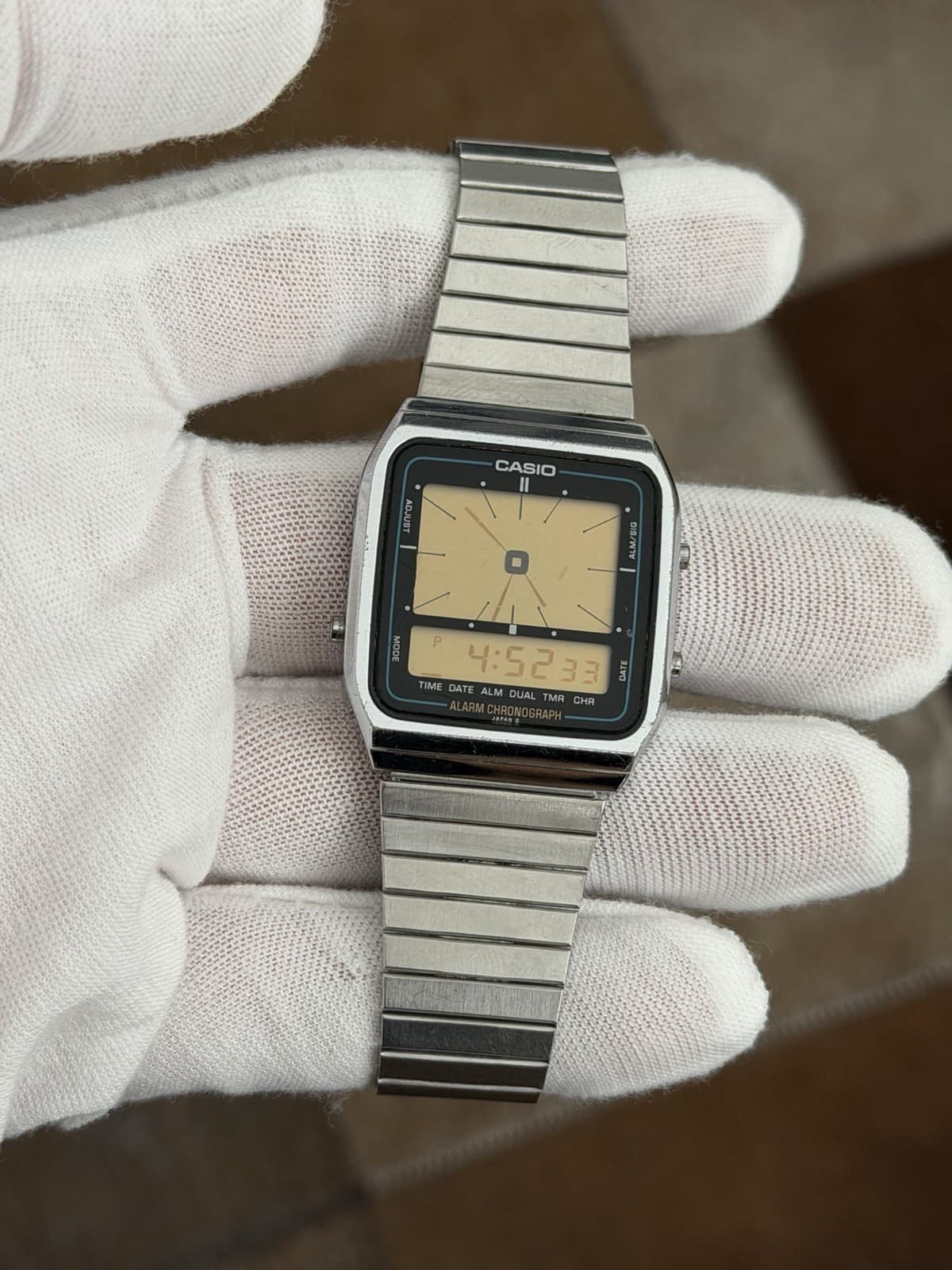 Rare Vintage Casio AE-71 Men’s Alarm Chronograph Digital Sports Watch JDM 1980s - Image 1