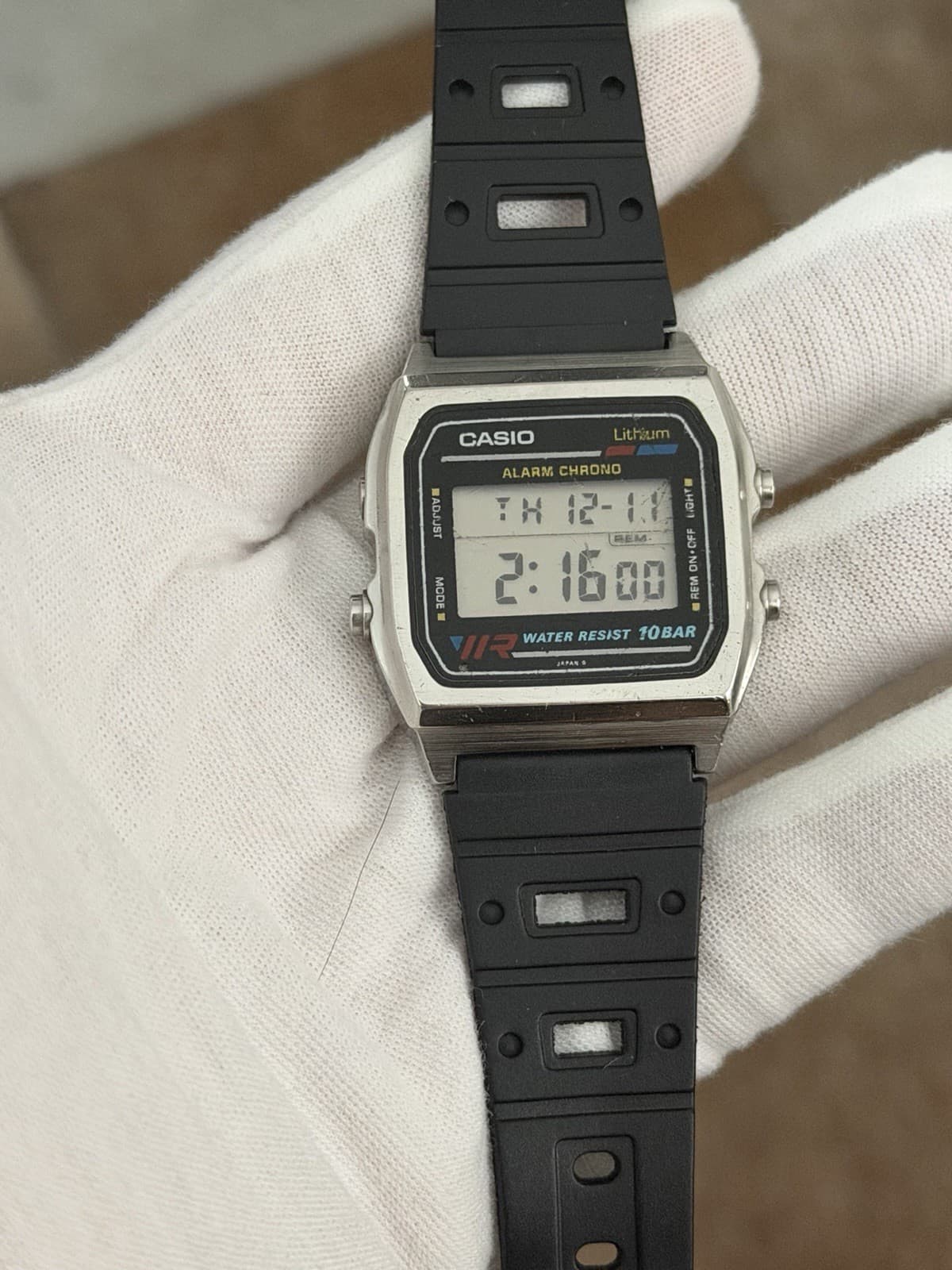Rare Vintage Casio W-780 Men’s Digital Sports Watch Module 549 JDM 1980s - Image 1