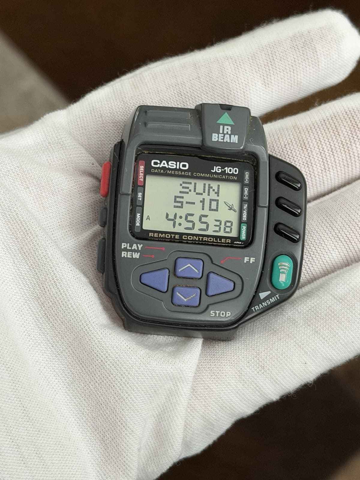 Rare Vintage Casio Super Cyber Cross JG-100 Men’s Digital Game Watch JDM 1990s - Image 1