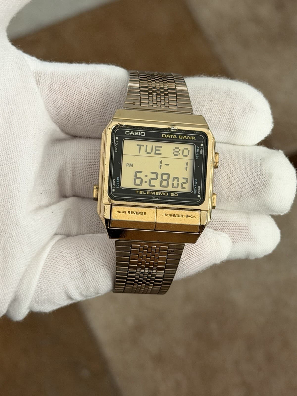 Rare Vintage Casio DB-500G Data Bank Telememo 50 Men’s Digital Sports Watch JDM - Image 1