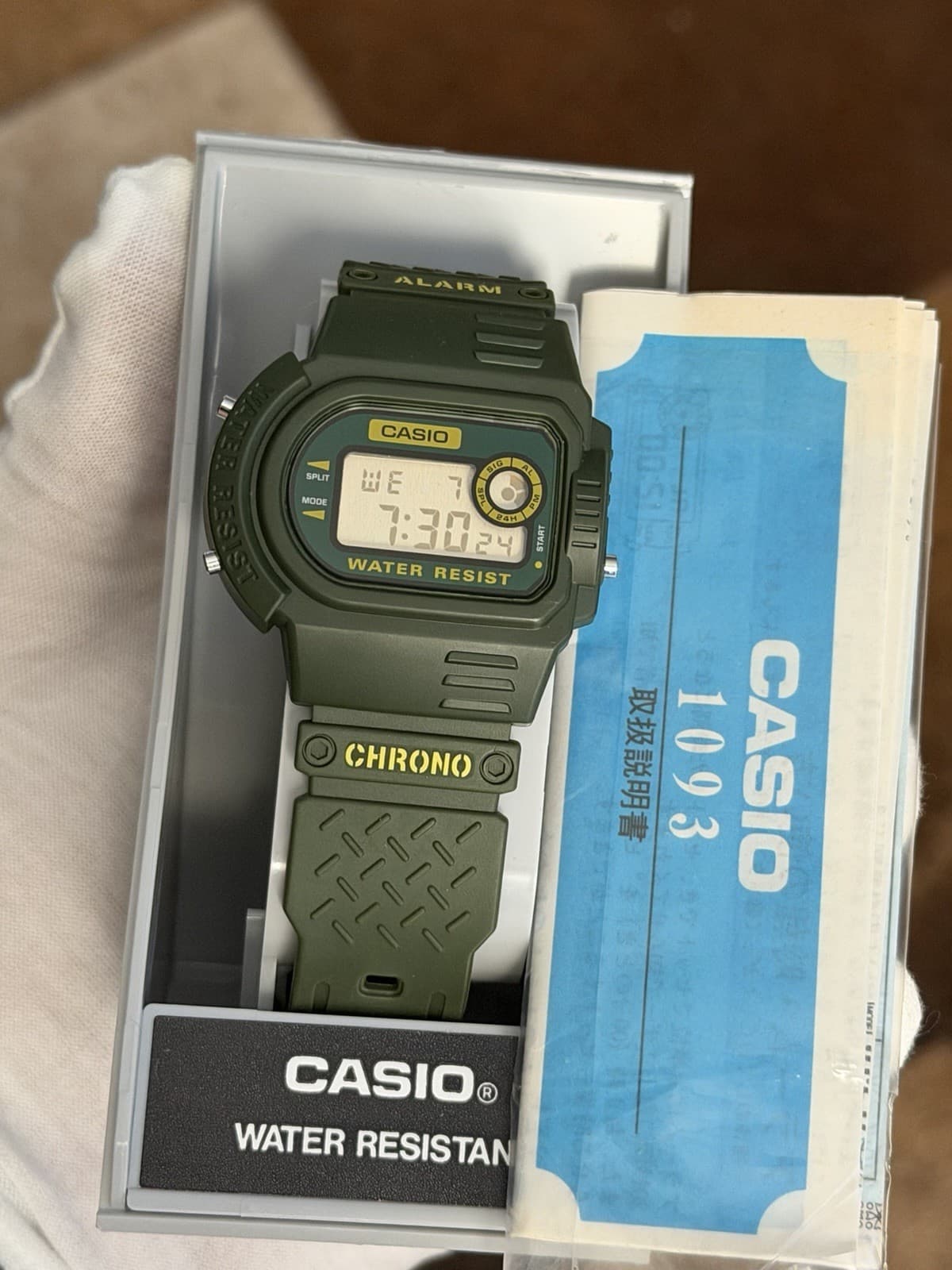 NOS Rare Vintage Casio NF-11 Men’s Digital Sports Watch JDM 1990s Module 1093 - Image 1