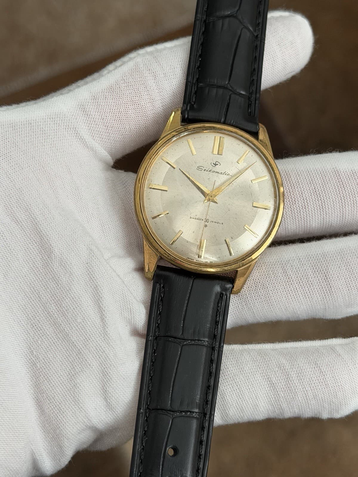 Rare Vintage Seiko Seikomatic 15031DE Men’s Classic 30J Automatic Watch JDM 60s