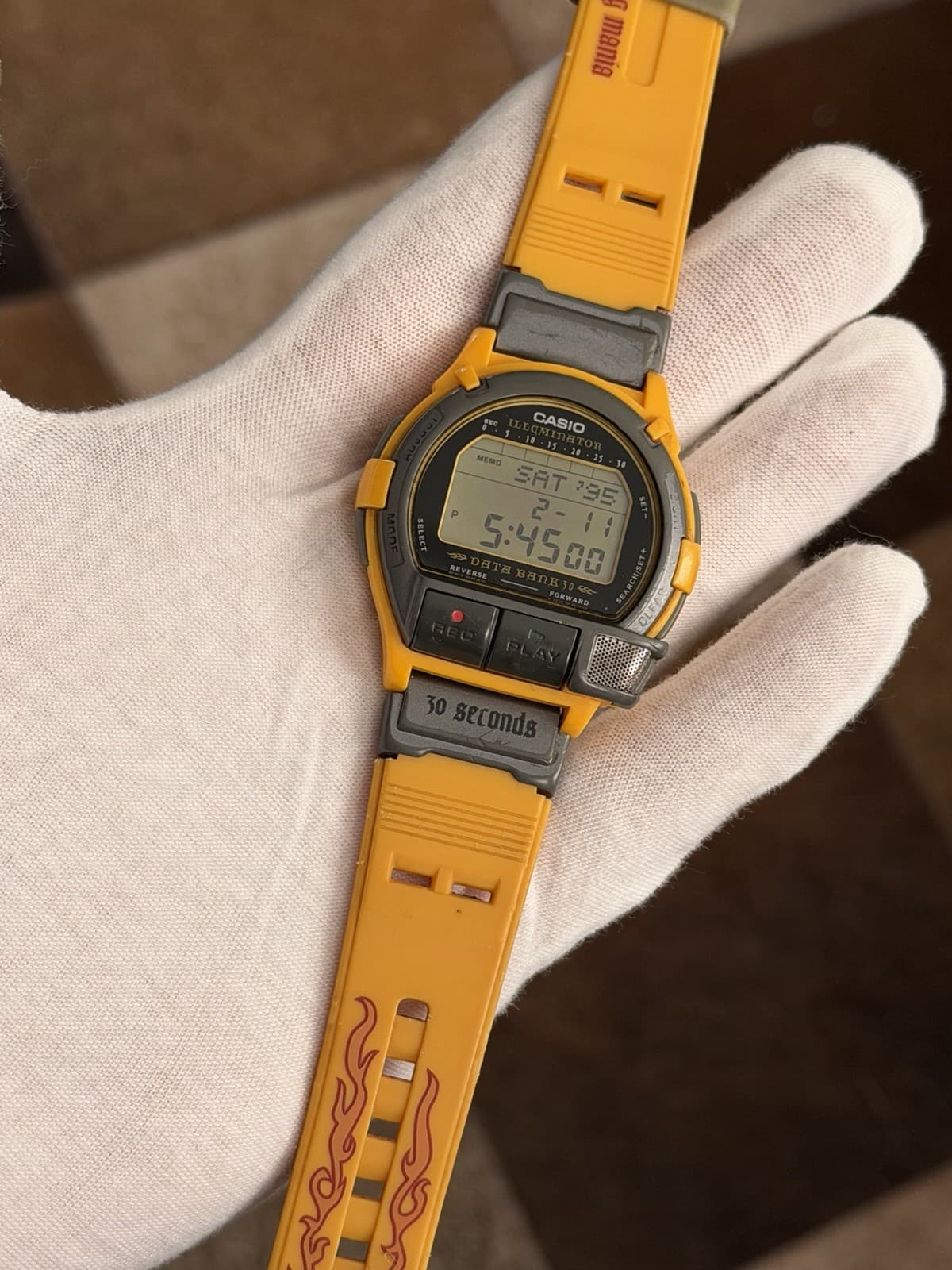 Rare Vintage Casio Voice Recorder DB-V30 Limited Edition Digital Watch JDM 1990s - Image 1