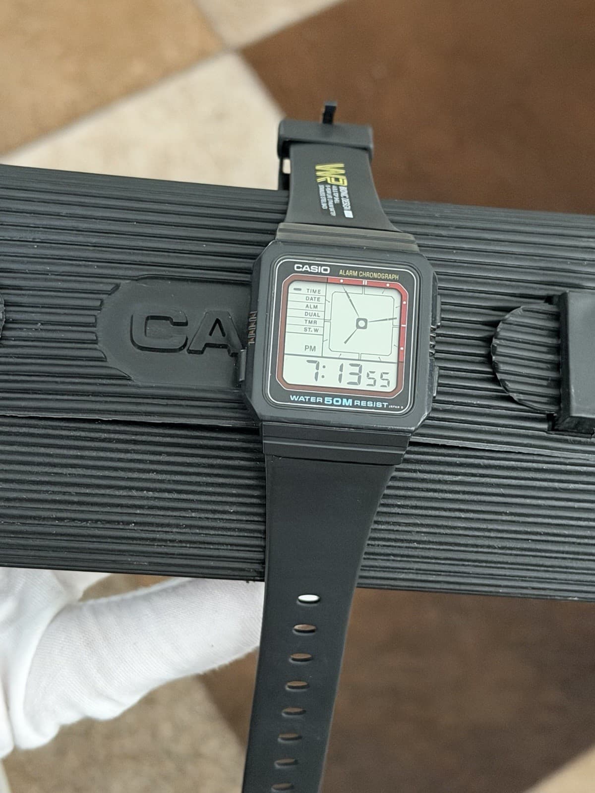 Rare Vintage Casio AE-10W Men’s Alarm Chronograph Digital Sports Watch JDM 1980s - Image 1