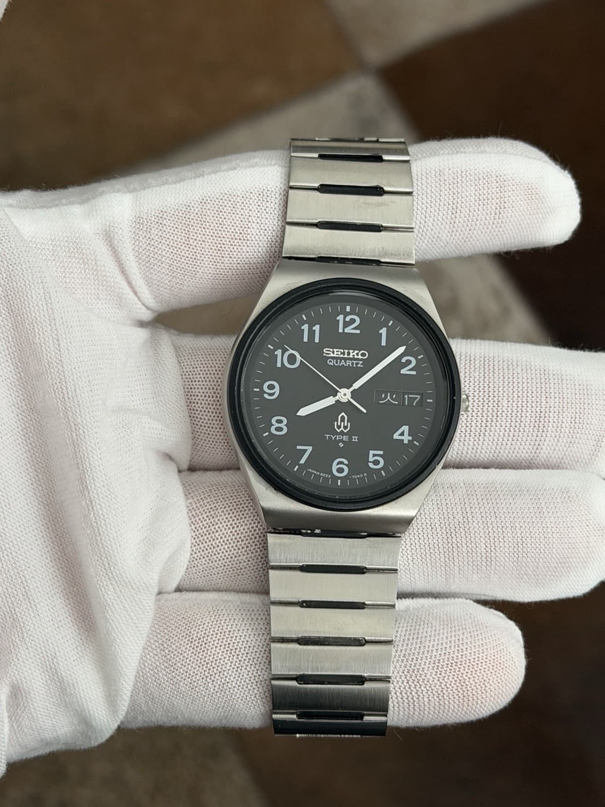 Seiko Quartz Type II 8223-7030 Men’s Vintage Classic Dress Sports Watch JDM 70s