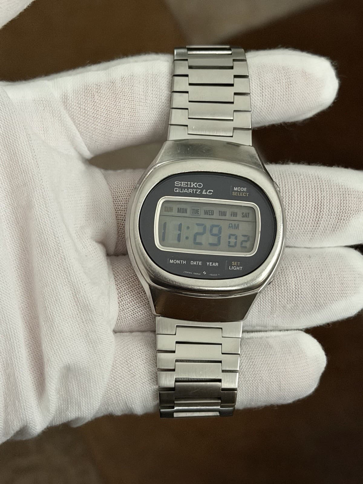 Seiko Quartz LC 0654-5000 Men’s Vintage Digital Sports Watch JDM 1970s