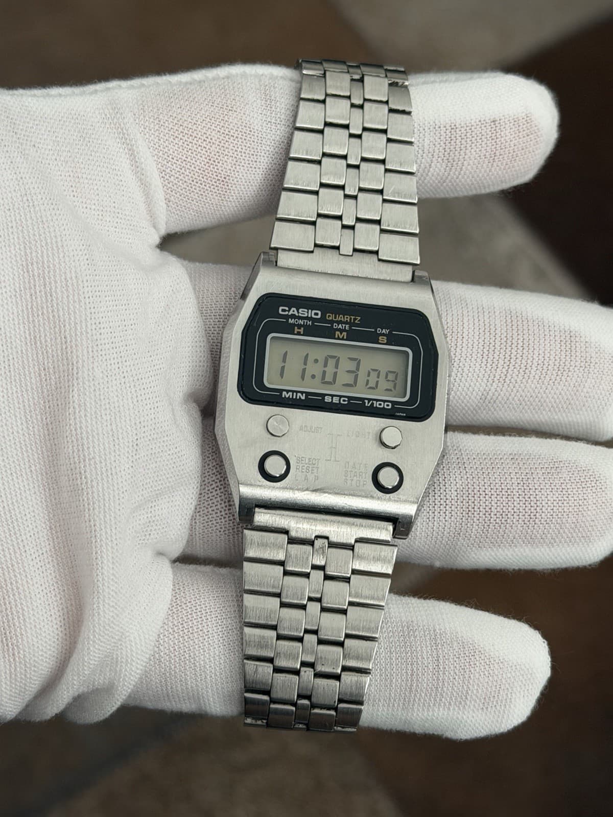 Rare Vintage Casio Quartz 52QS-14 Men’s Digital Sports Watch JDM 1970s