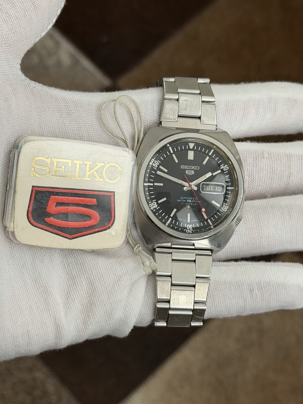 Rare Vintage Seiko 5 Sports 6119-6020 Men’s 21J Automatic Watch JDM 1960s