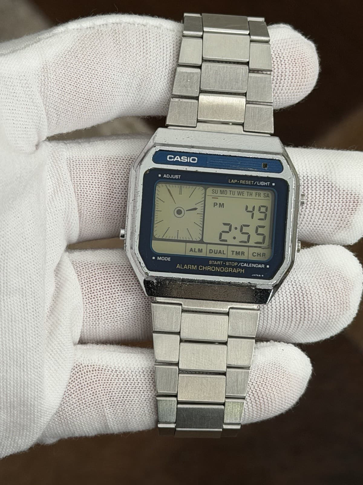 Rare Vintage Casio AX-210 Men’s Digital Calendar Melody Sports Watch JDM 1980s - Image 1