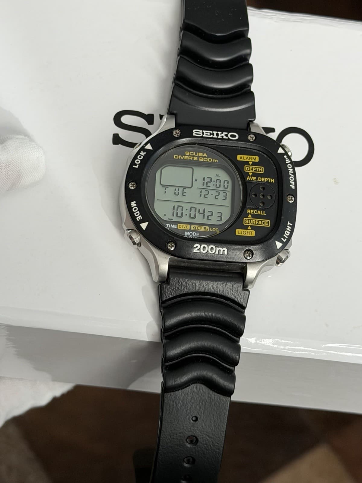Rare Vintage Seiko Scuba Master M726-5A00 Men’s Digital Diver Sports Watch JDM - Image 1
