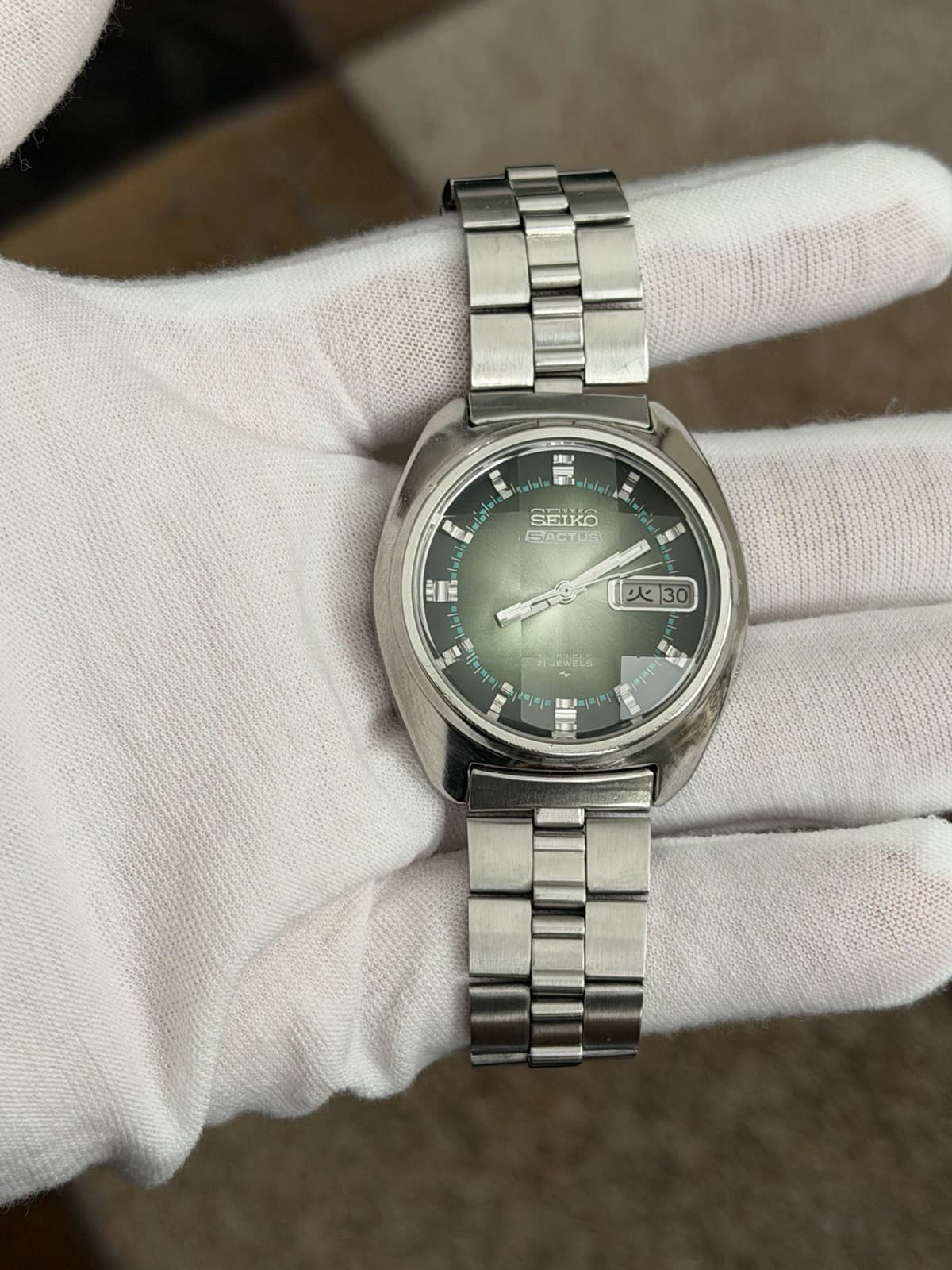 Rare Vintage Seiko 5 Actus 7019-7350 Men’s Automatic Dress Sports Watch JDM 70s