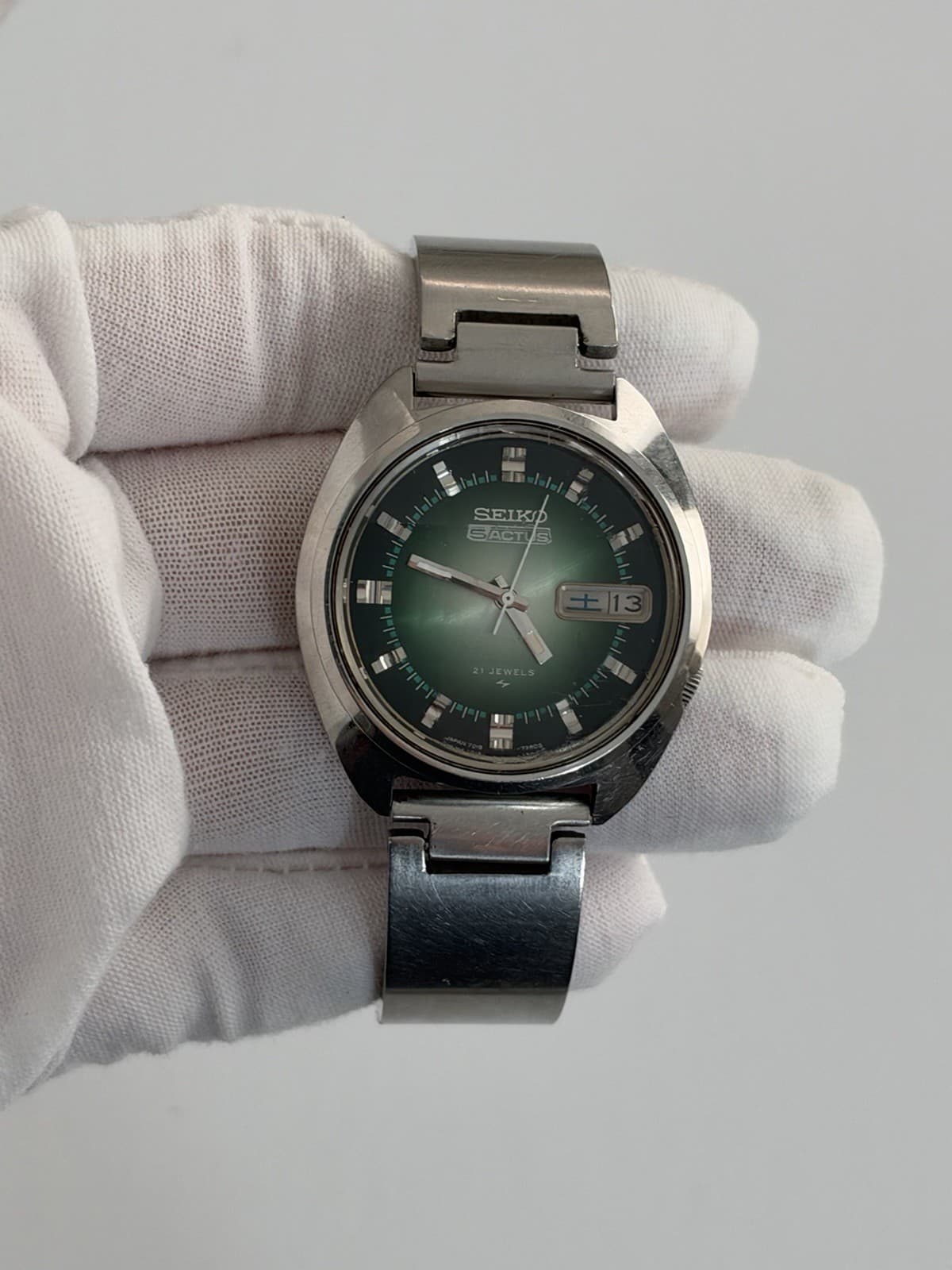 Seiko 5 Actus 7019-7350 Men’s Vintage 21J Automatic Dress Sports Watch JDM 1970s
