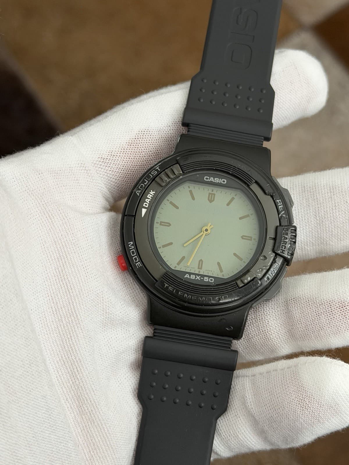 Rare Vintage Casio ABX-50 Data Bank Telememo 50 Men’s Ana-Digi Sports Watch JDM