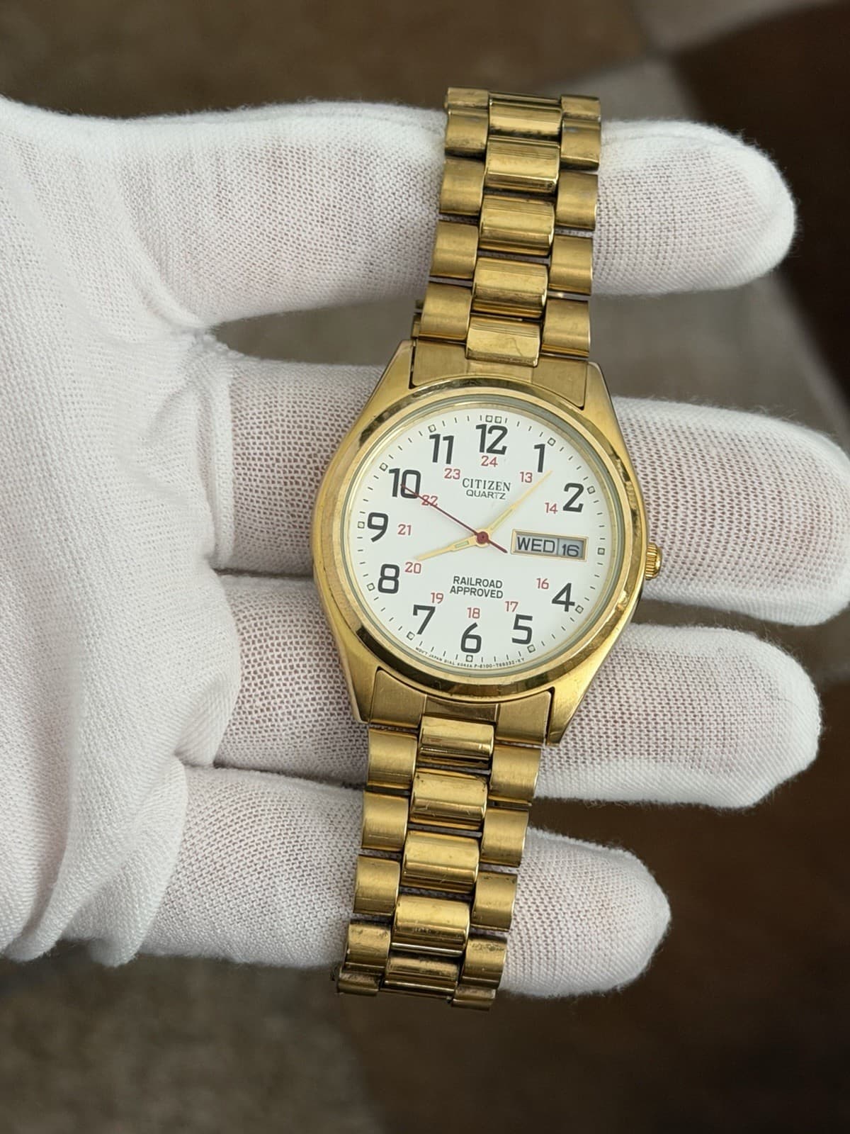 Rare Vintage Citizen Railroad Approved Men’s Classic Dress Watch JDM 1980s - Image 1