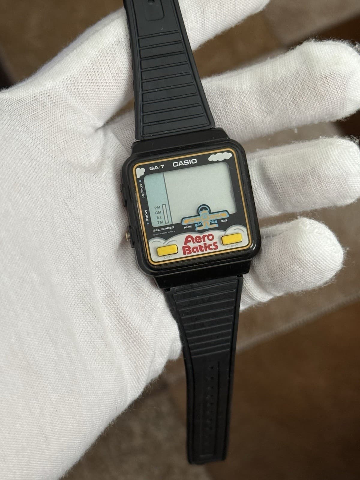 Rare Vintage Casio Aero Batics GA-7 Digital Game Watch Module 688 JDM 1980s - Image 1