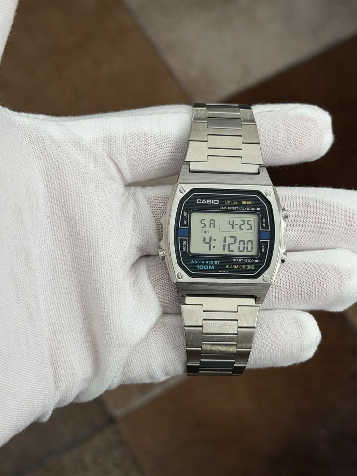 Rare Vintage Casio W-760 Men’s Digital Alarm Chronograph Sports Watch JDM 1980s - Image 1