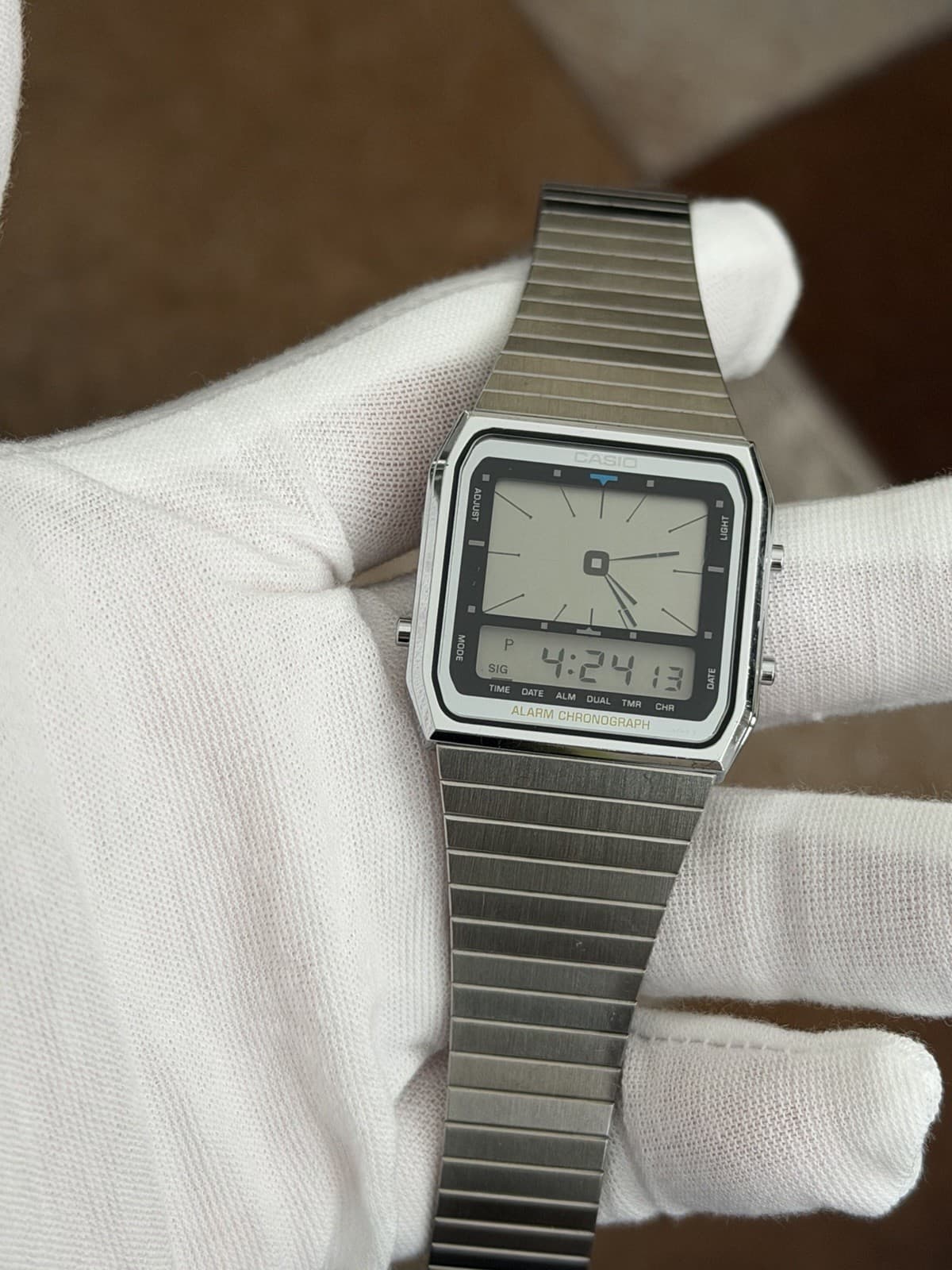 Rare Vintage Casio AE-74 Men’s Alarm Chronograph Digital Sports Watch JDM 1980s