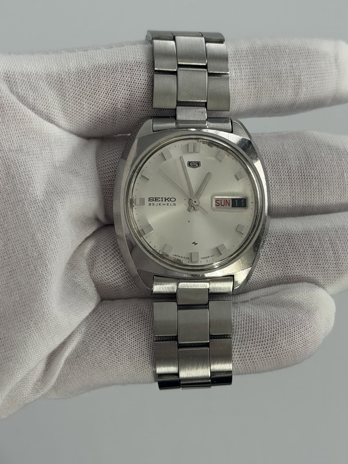 Seiko 5 5126-7000 Men’s Vintage 23J Automatic Dress Sports Watch JDM 1960s