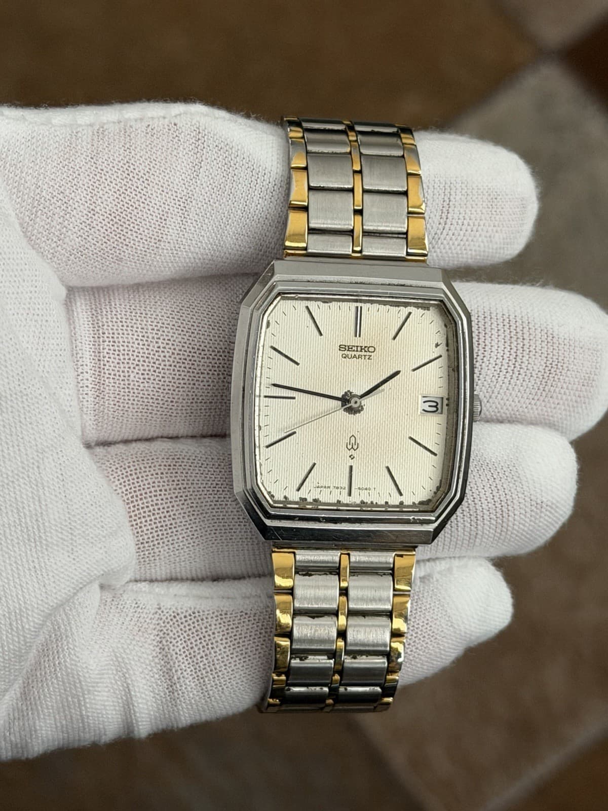 Rare Vintage Seiko Quartz 7832-5030 Men’s Classic Dress Watch JDM 1970s