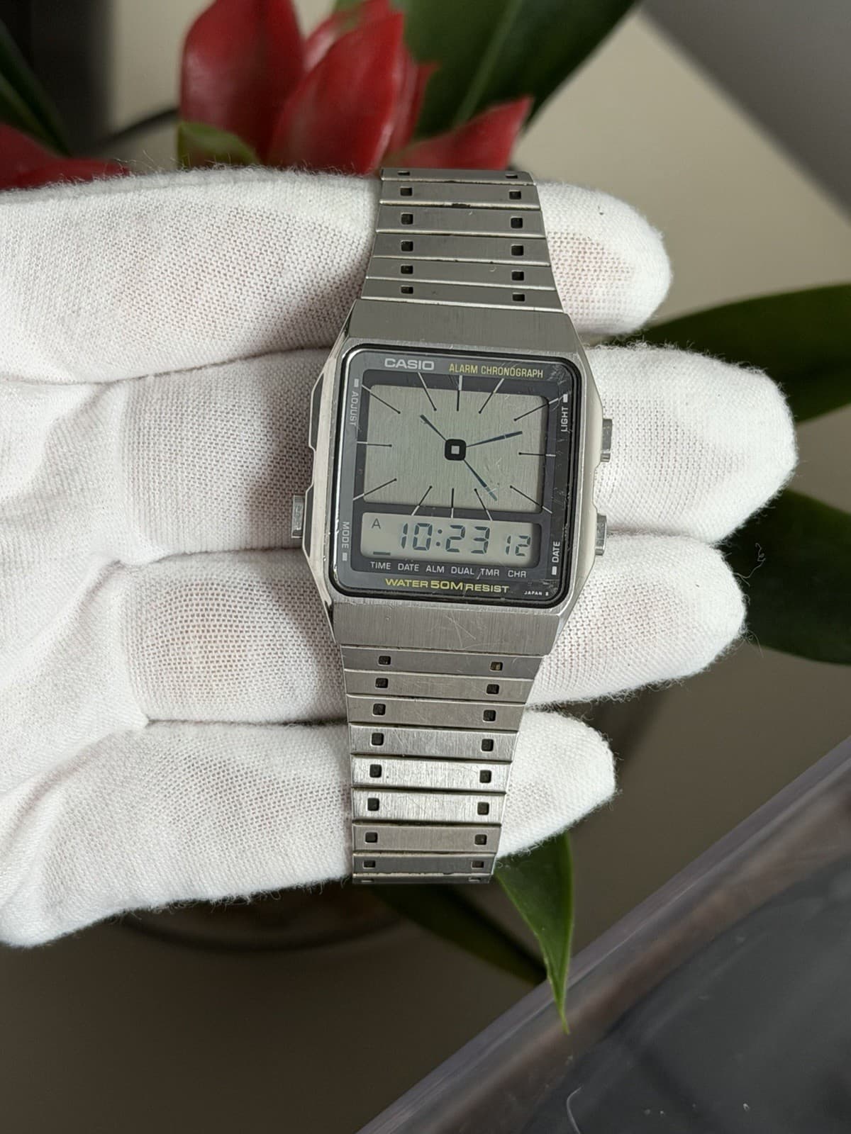 Rare Vintage Casio AE-90W Men’s Digital Alarm Chronograph Sports Watch JDM 80s - Image 1