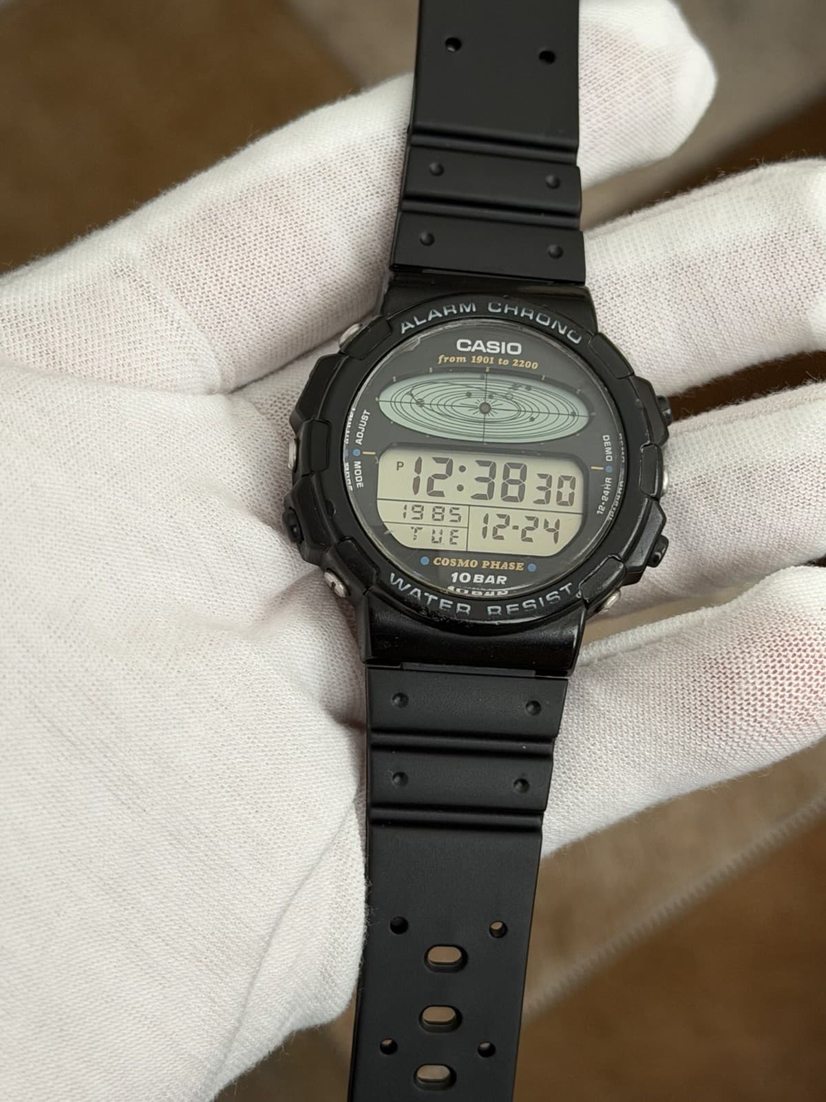 Rare Vintage Casio Cosmo Phase CGW-50 Men’s Digital Astronomy Sports Watch JDM