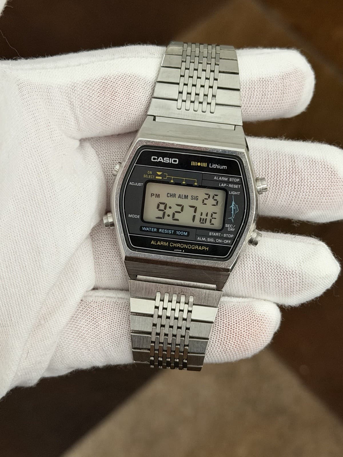Rare Vintage Casio Marlin W-250 Men’s Digital Sports Watch JDM 1980s Module 108 - Image 1