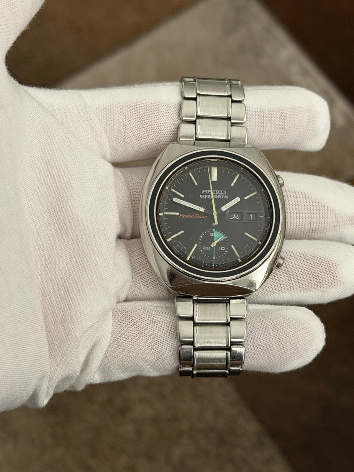 Rare Vintage Seiko 5 Sports Speedtimer 6139-8002 Men’s Chronograph Watch JDM 70s
