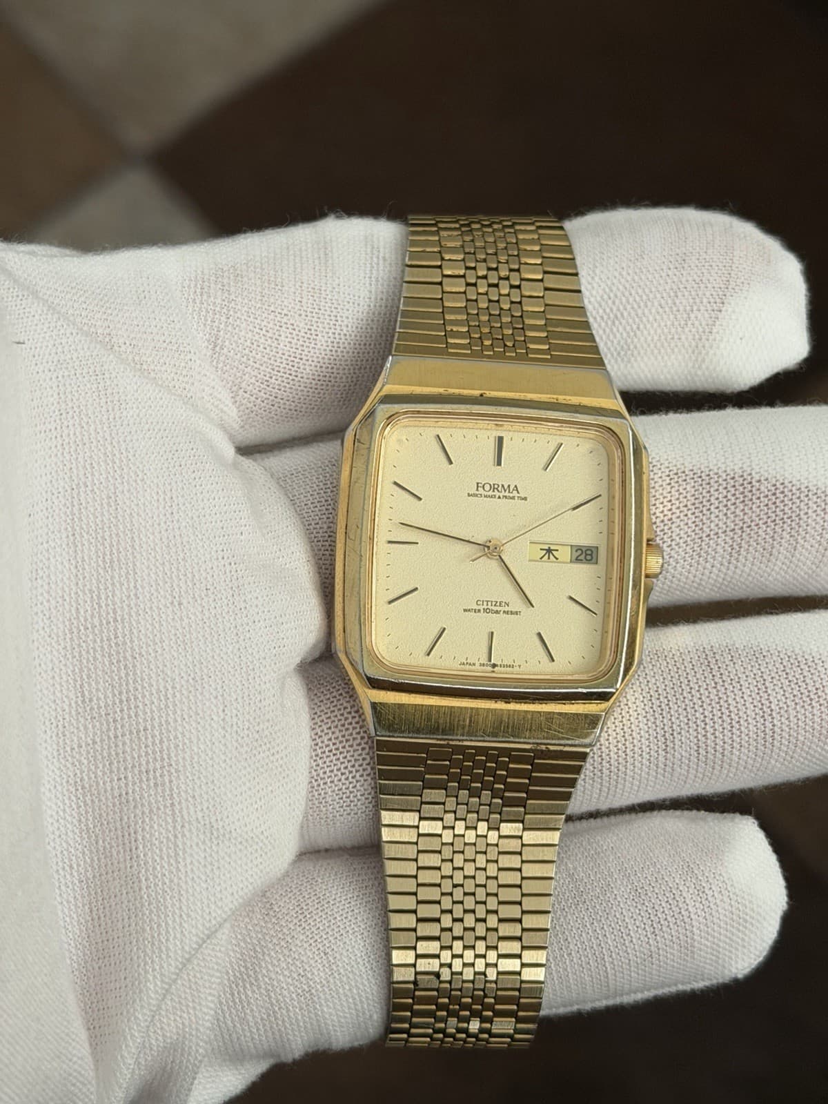 Rare Vintage Citizen Forma Men’s Kanji Classic Quartz Dress Watch JDM 1980s - Image 1