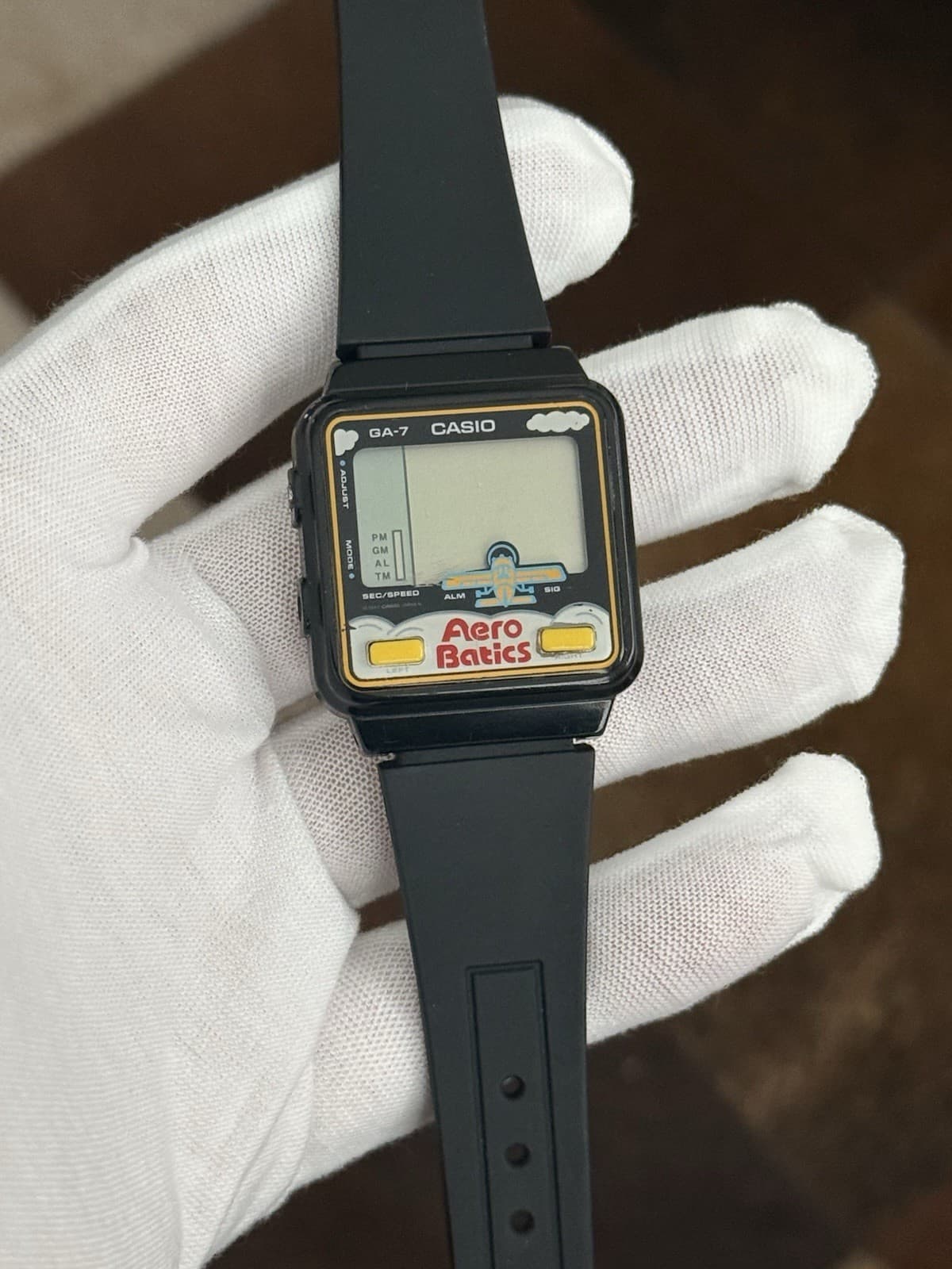 Rare Vintage Casio Aero Batics GA-7 Digital Game Watch Module 688 JDM 1980s - Image 1