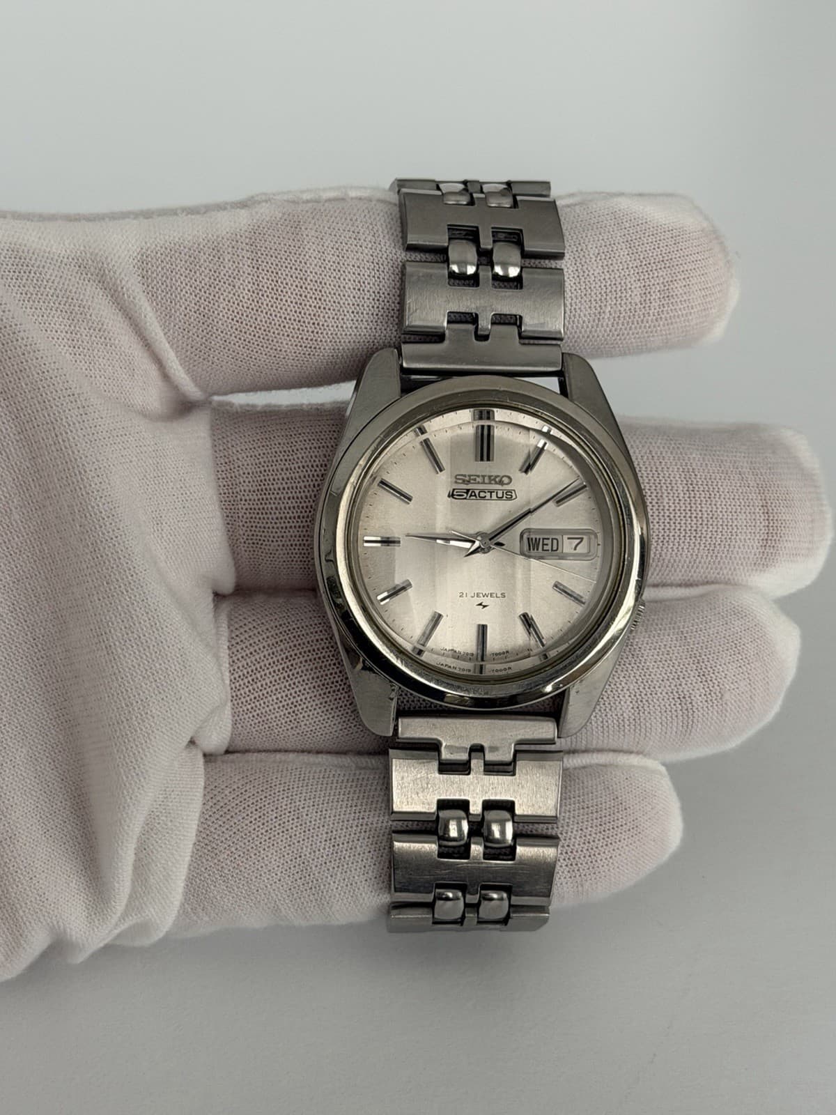 Seiko 5 Actus 7019-7040 Men’s Vintage 21J Automatic Dress Sports Watch JDM 1960s
