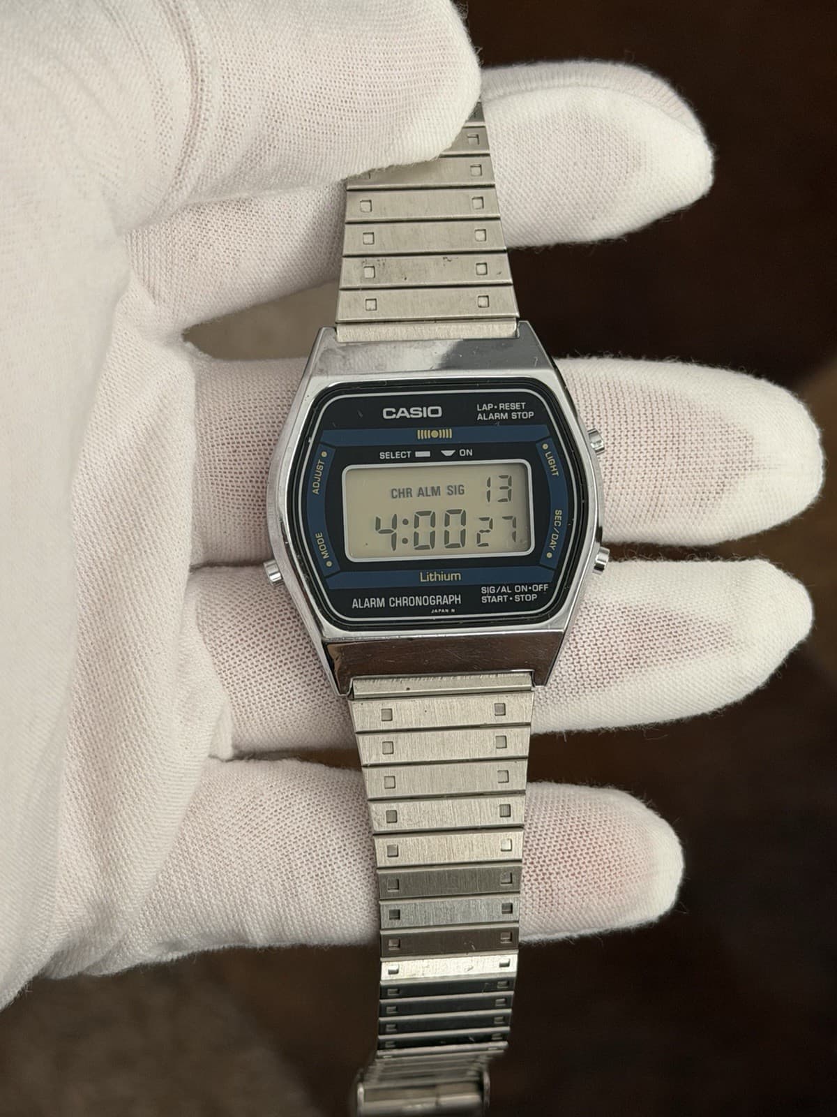 Rare Vintage Casio A852 Men’s Alarm Chronograph Digital Sports Watch JDM 1980s - Image 1