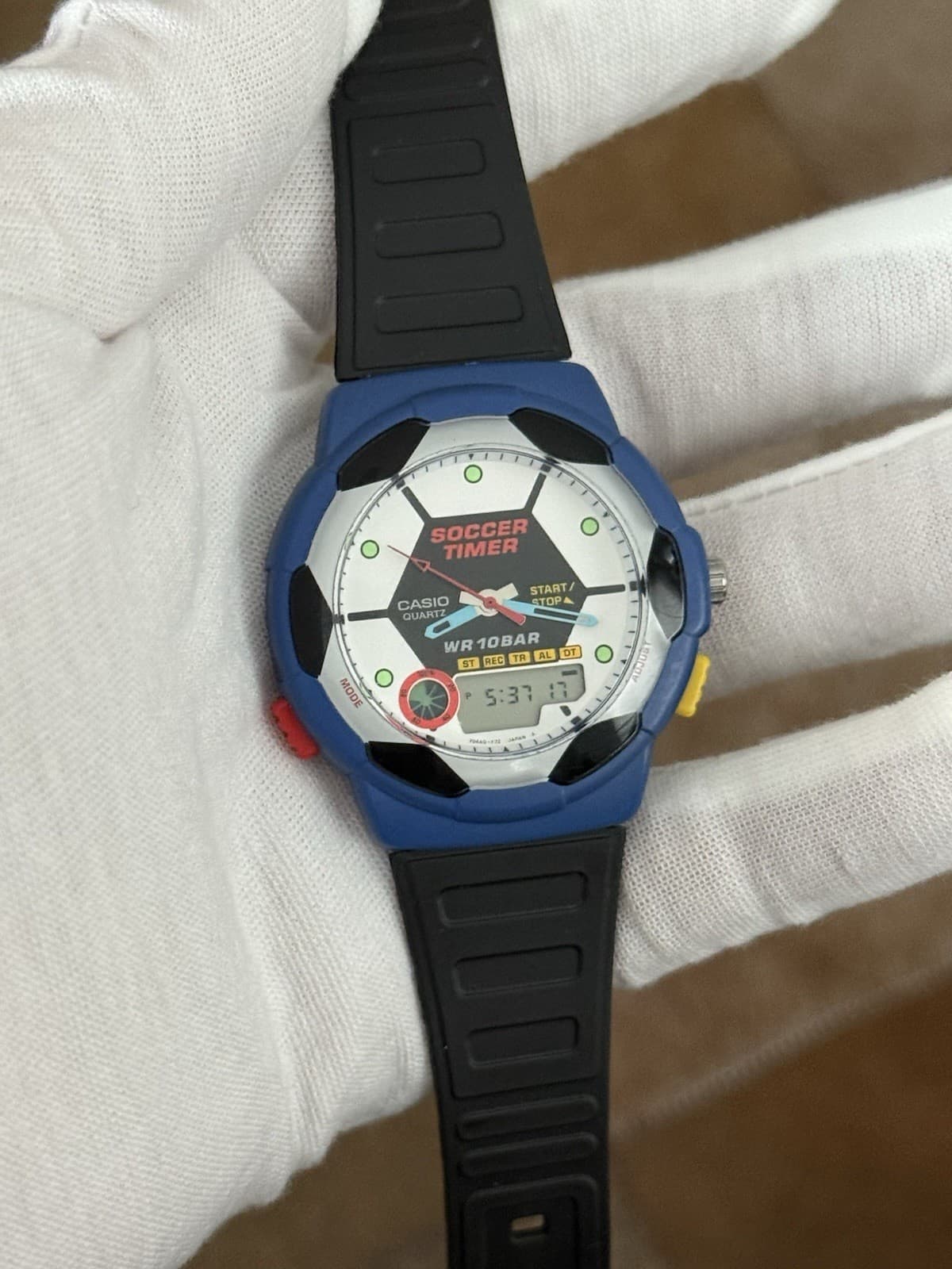 Ultra Rare Vintage Casio Soccer Timer SCT-30 Men’s Ana-Digi Sports Watch JDM 80s - Image 1